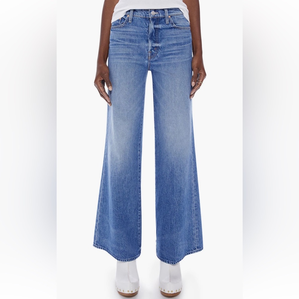MOTHER The Tomcat Roller High Waist Wide Leg Jeans